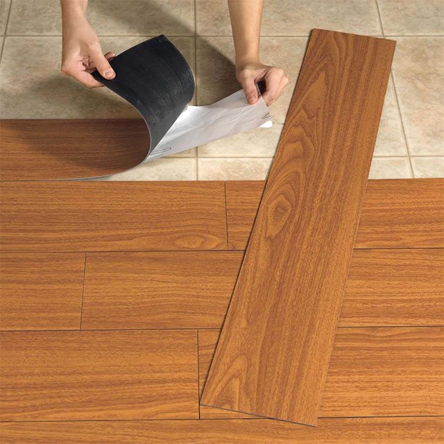 Self Adhesive Tile Pvc Vinyl Plank Floor Self Adhesive Tile