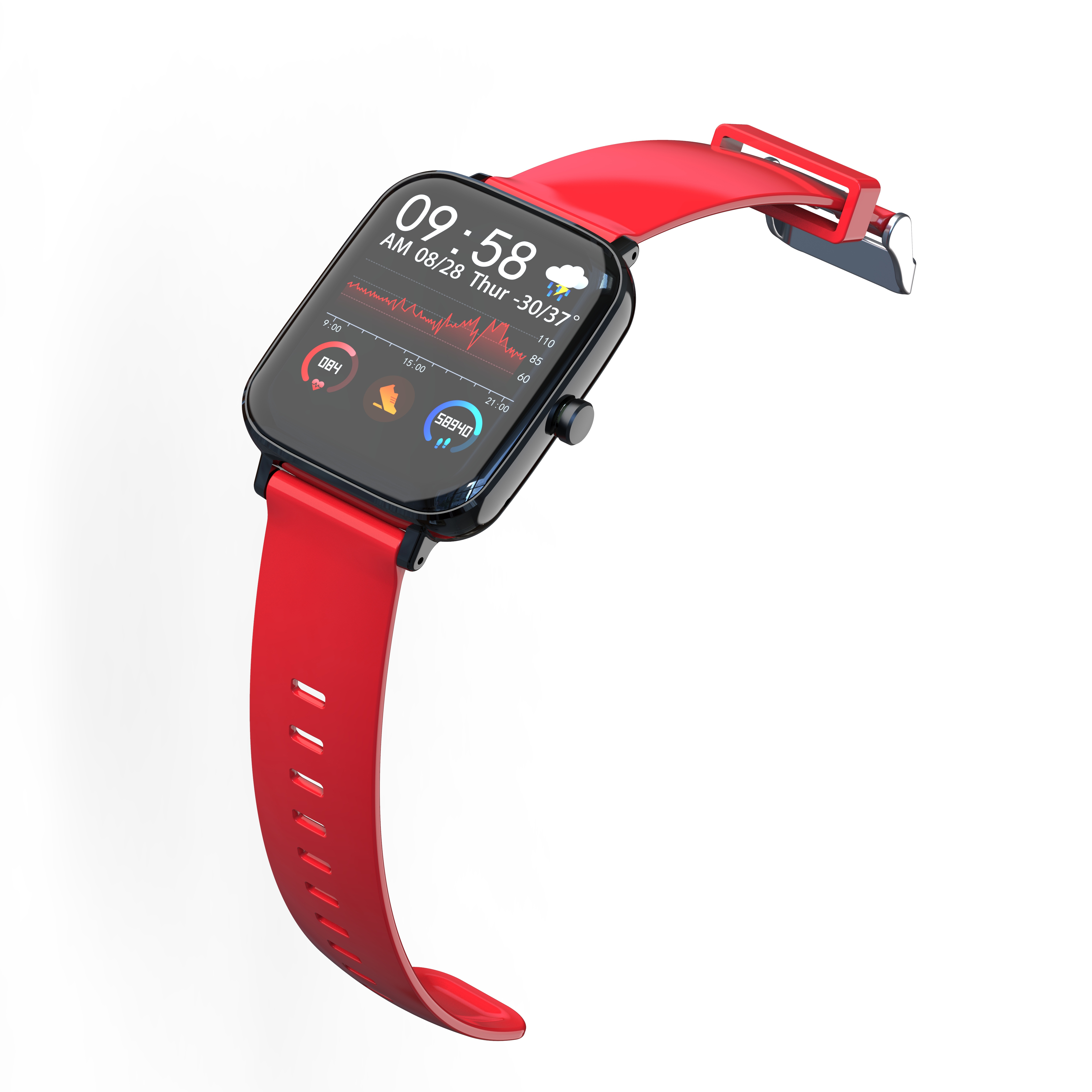 Gt168 Smart Watch Full Touch IP67 Waterproof Fitness Tracker BT Smart Bracelet Male And Female Sleep Heart Rate Monitor PK P8