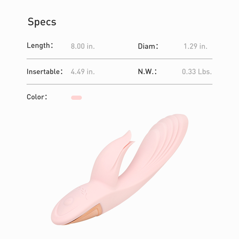 Vibromasseurs lapin léchant la langue à plusieurs vitesses
