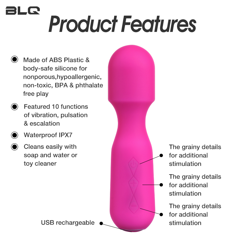 Mini stimulateurs de clitoris multi-vitesses